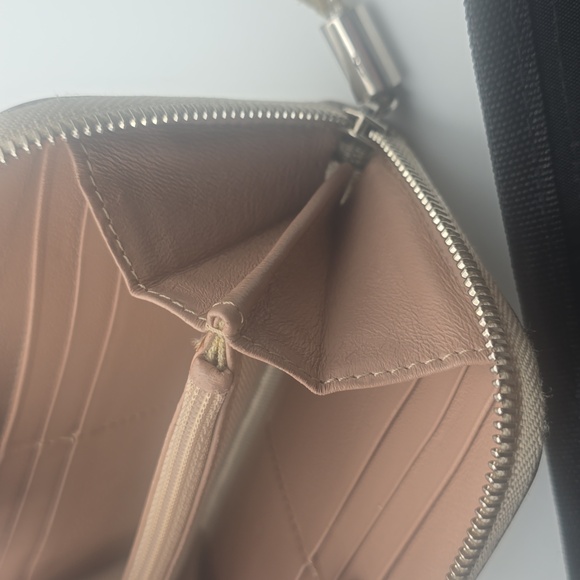 Jimmy Choo Filipa Star Metallic Silver Studded Zip Long Wallet (VERY GOOD)✨️ - Picture 10 of 13